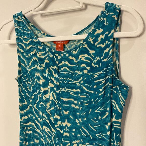 Sundance‎ Blue Boho Midi Dress A line - Picture 7 of 12